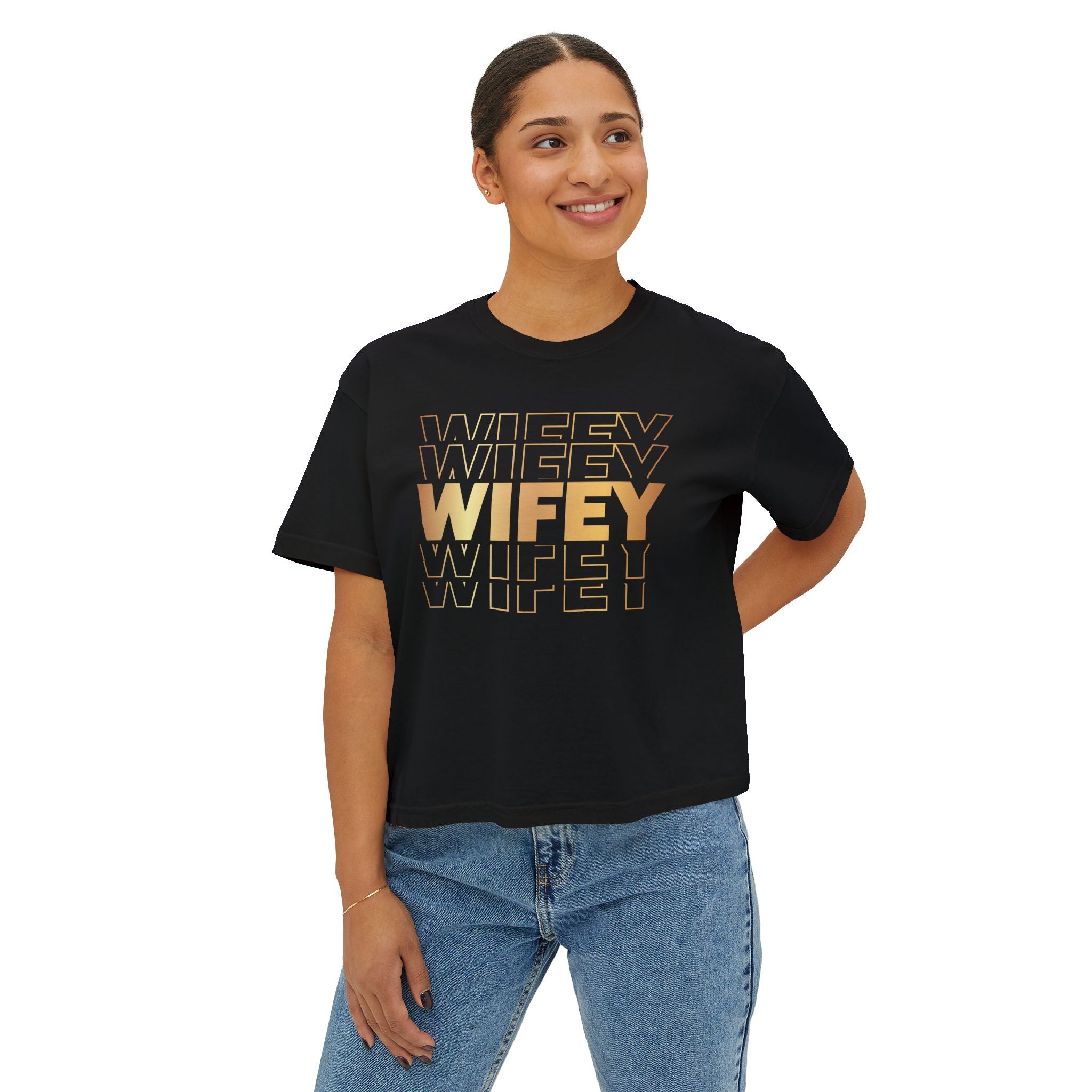 Women's Boxy Tee - Wifey - MDBJJ