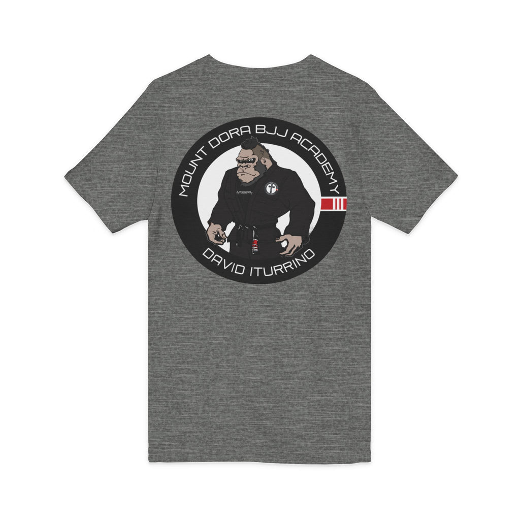 Unisex Jersey Short Sleeve V-Neck Tee (Gorilla Logo)