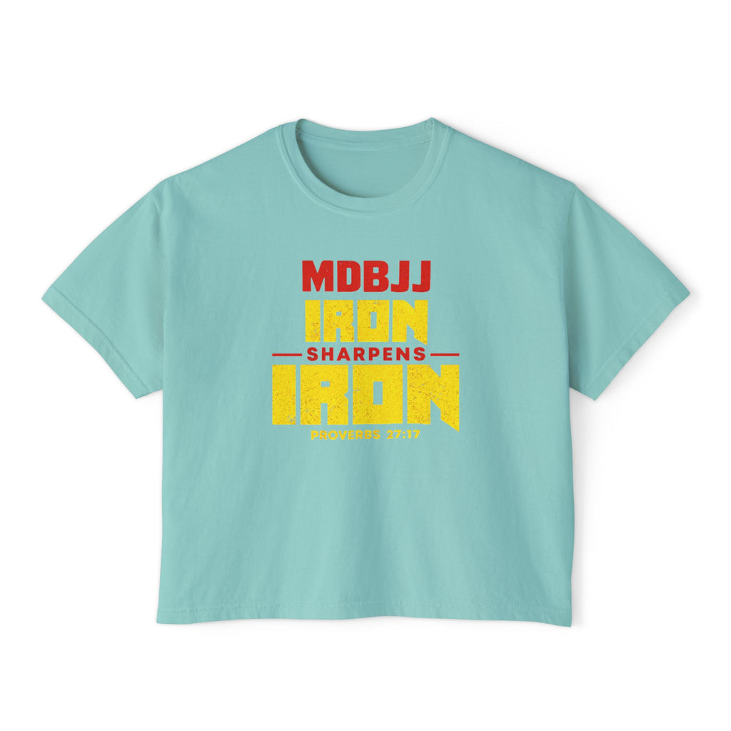 Women's Boxy Tee - Iron Sharpens Iron - MDBJJ