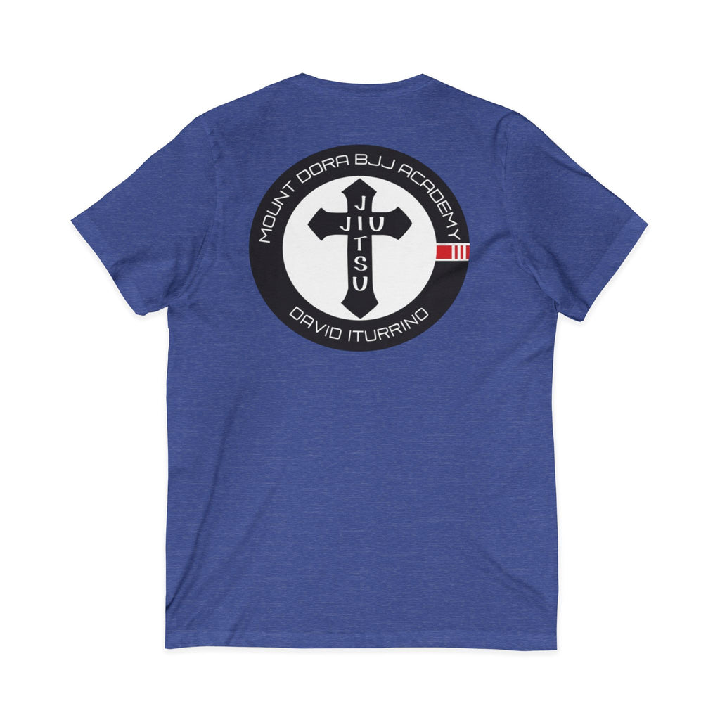 Unisex Jersey Short Sleeve V-Neck Tee