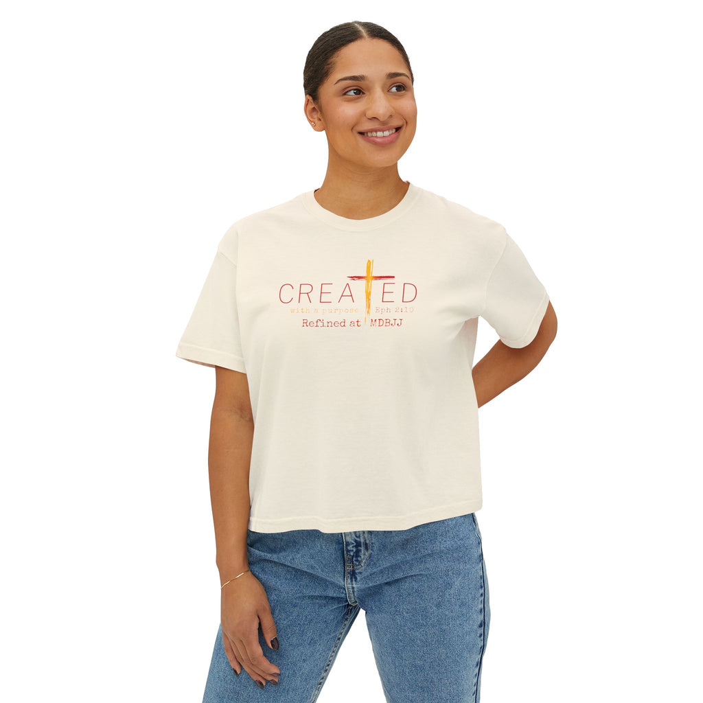Women's Boxy Tee - Created - MDBJJ