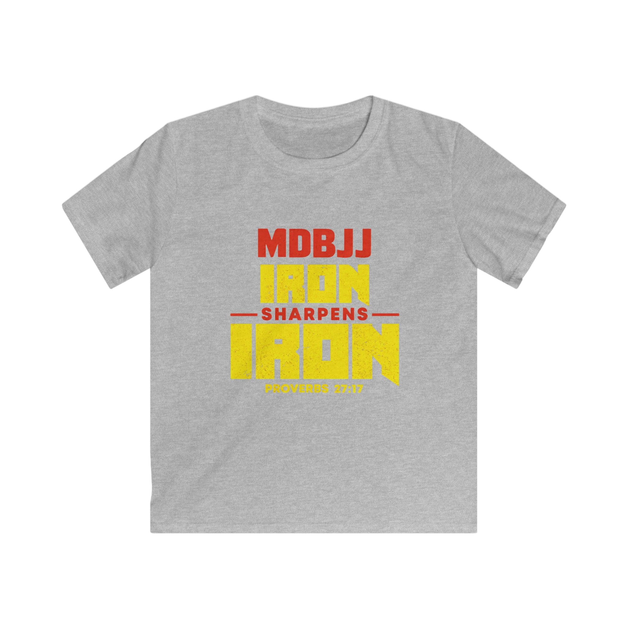 Kids Softstyle Tee - Iron Sharpens Iron - MDBJJ
