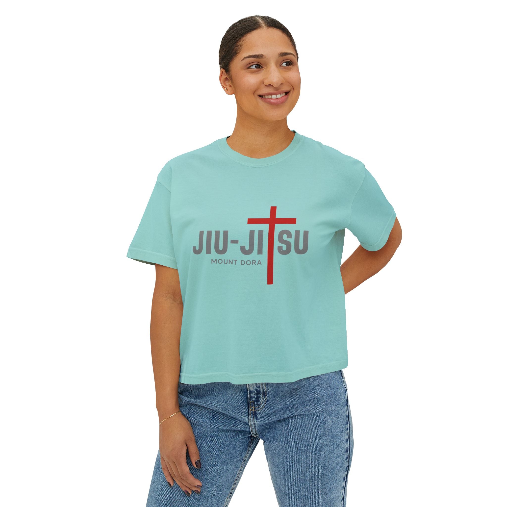 Women's Boxy Tee - Jiu- Jitsu - MDBJJ