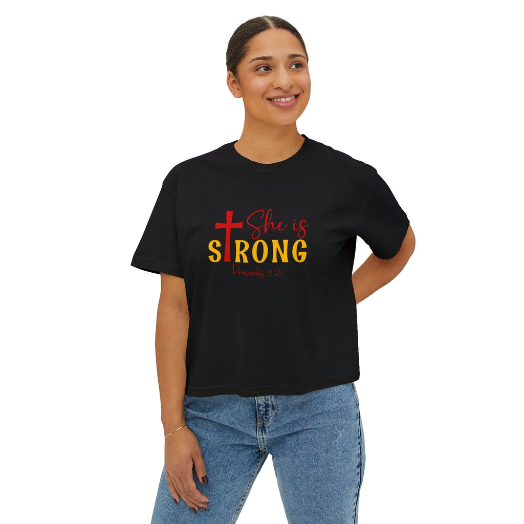 Women's Boxy Tee - She is Strong - MDBJJ