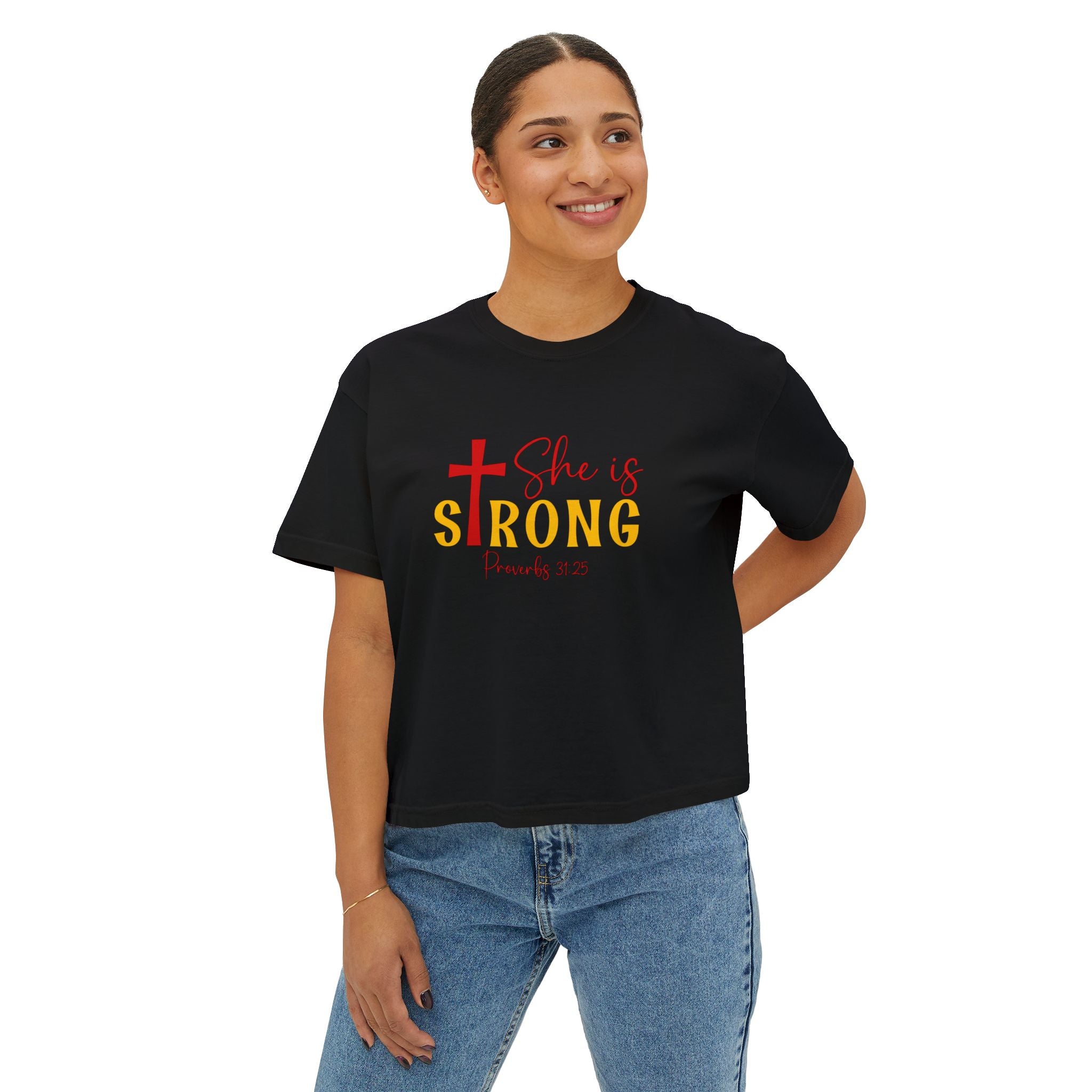 Women's Boxy Tee - She is Strong - MDBJJ